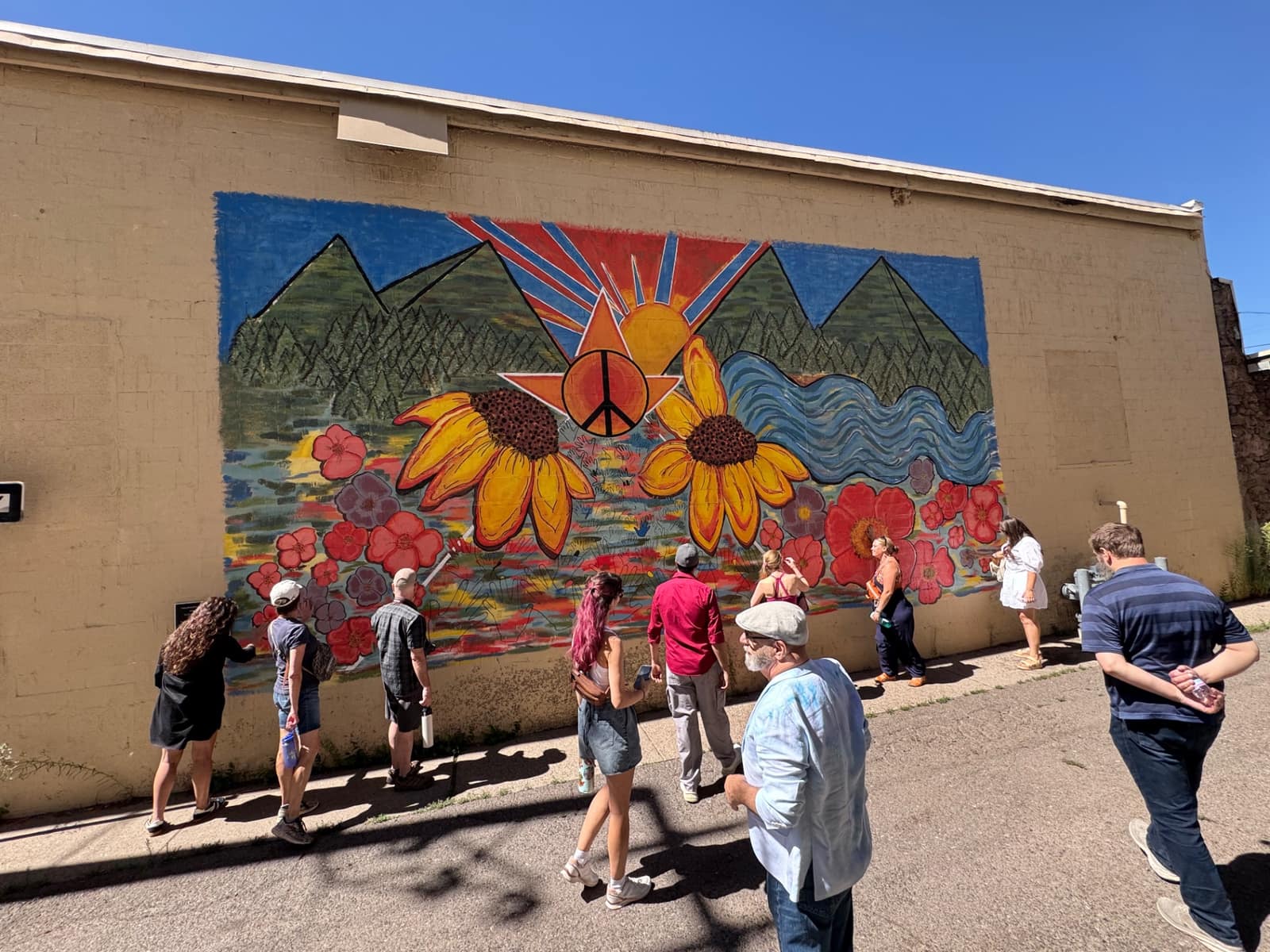 The Piano Room, a mural in Historic Downtown Flagstaff